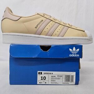 Adidas‎ Superstar Casual Sneakers HQ1905 Sand Strata Wonder Taupe Women Size 10